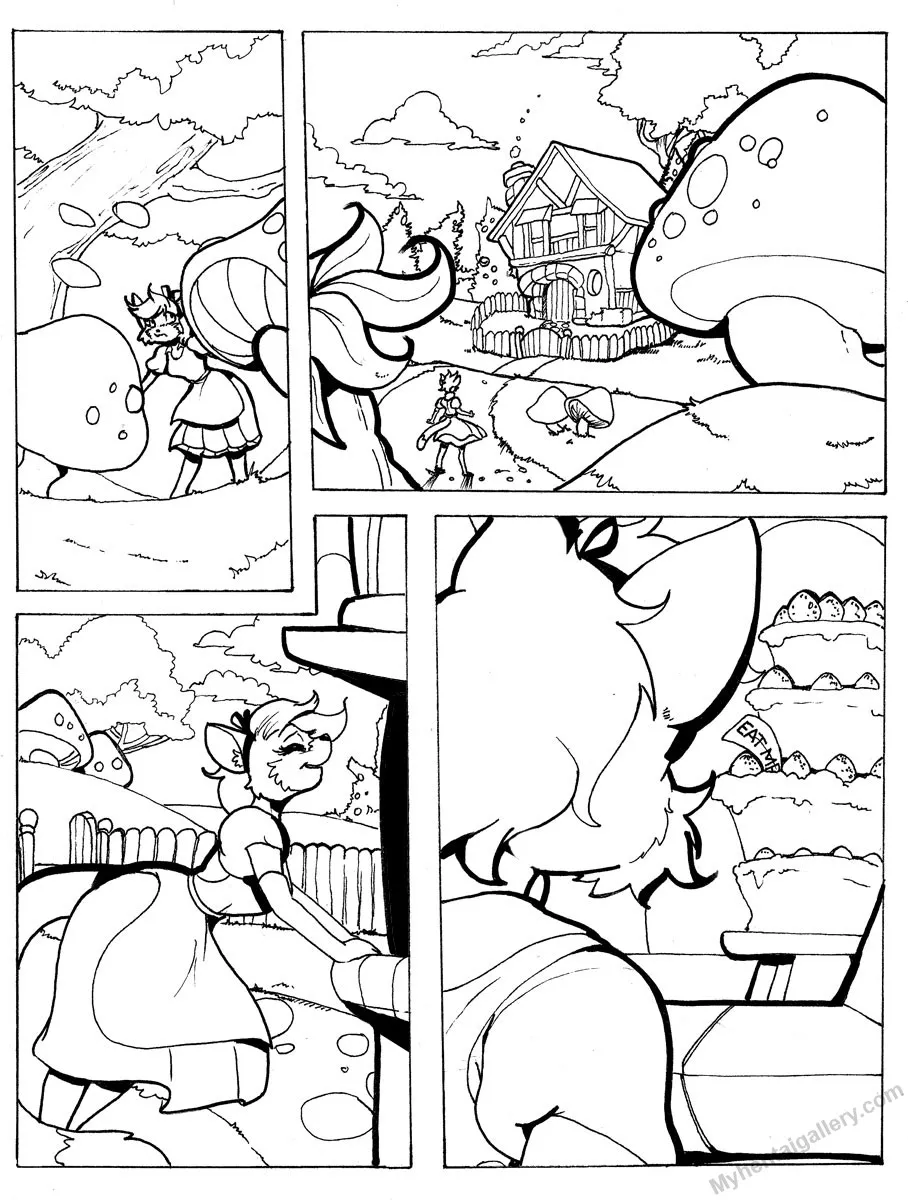 Hypette Through The Looking Glass porno comics Cover