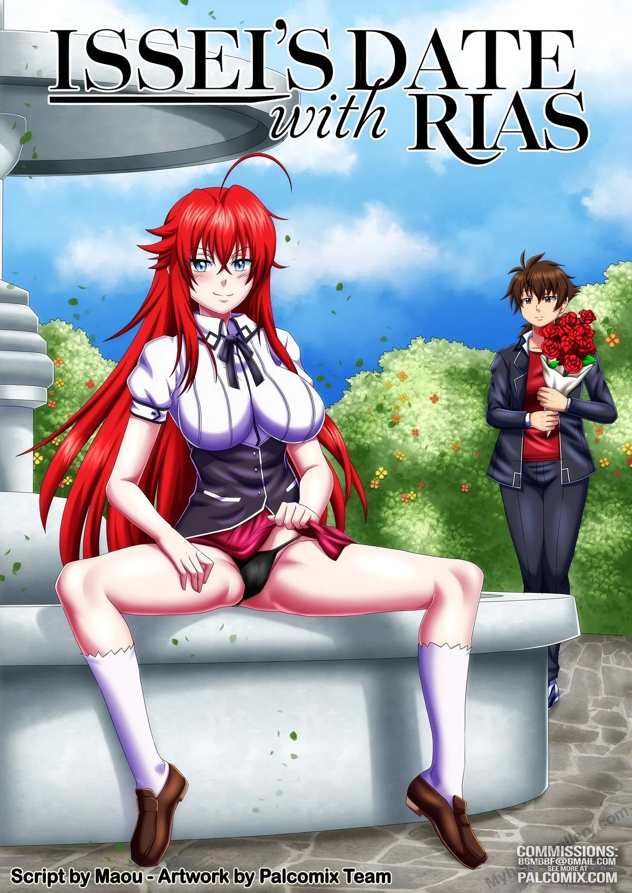 Issei's Date With Rias porno comics Cover