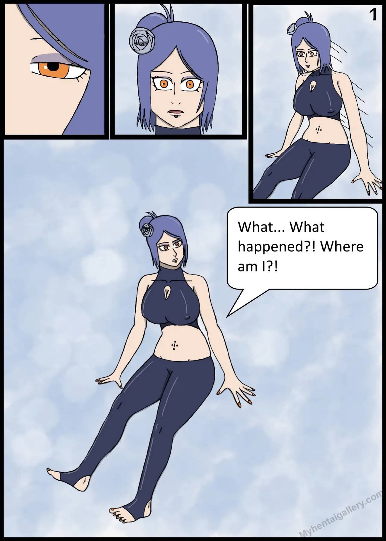 Konan-Chan In Paradise porno comics Cover