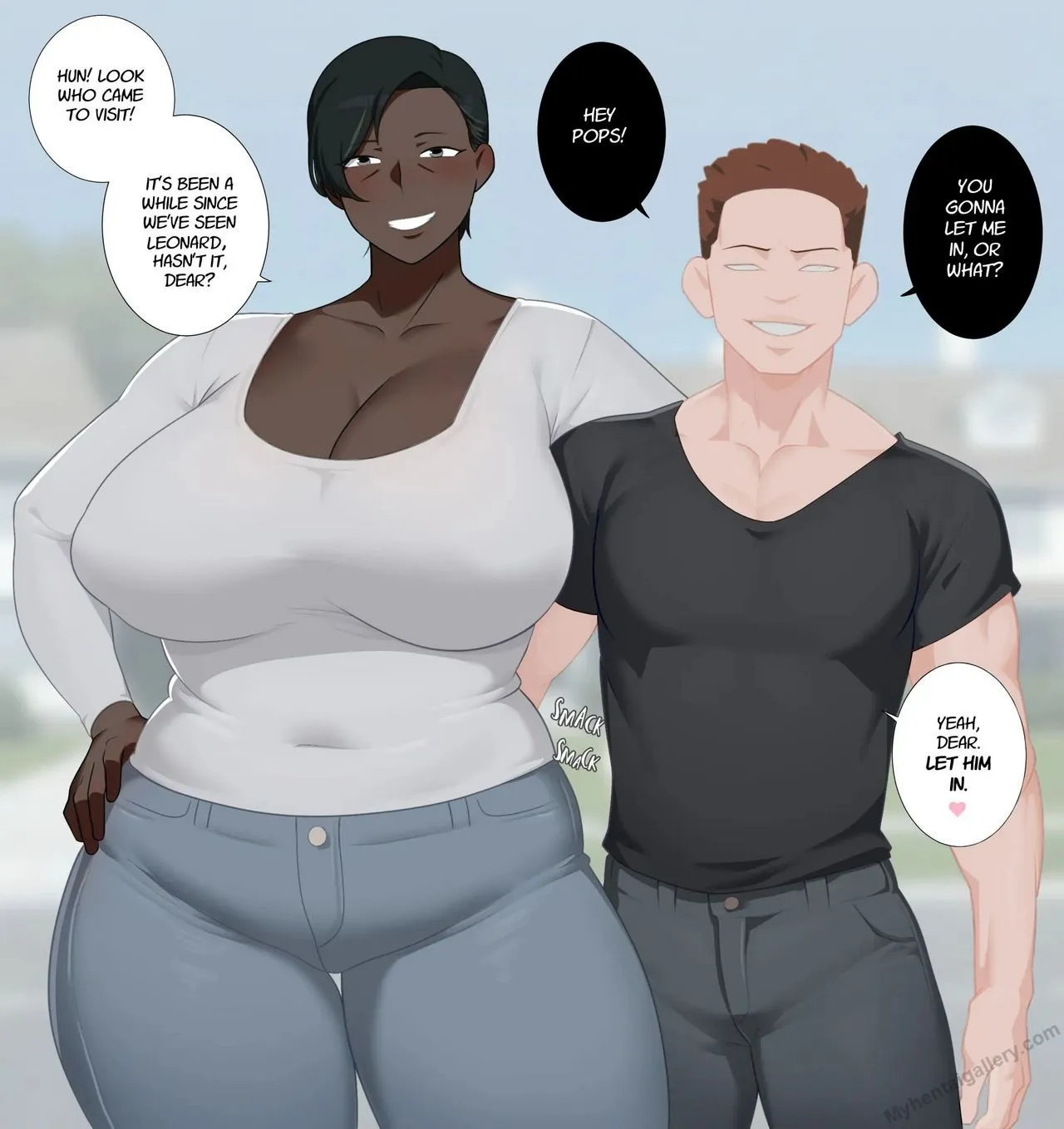 Homestay (Bleached And Ebonied) porno comics