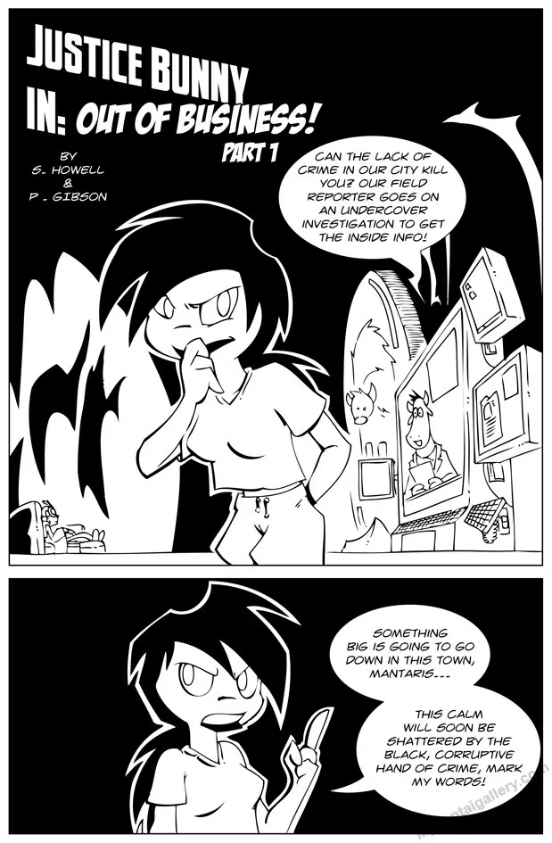 Justice Bunny 2 - Out Of Business! 1 porno comics Cover