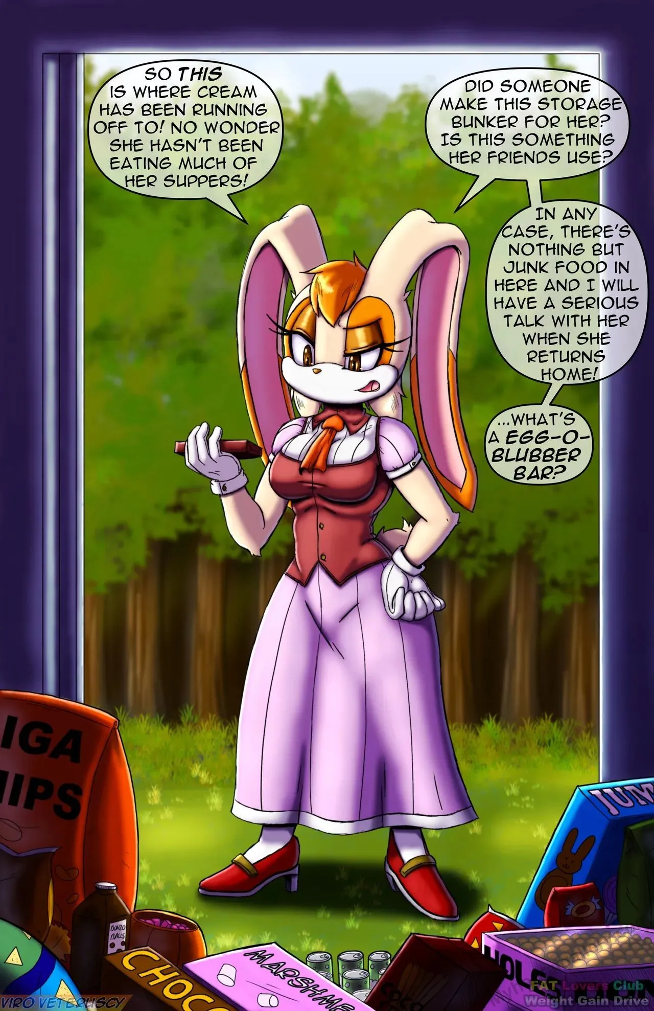 Vanilla The Rabbit - Secret Stash porno comics