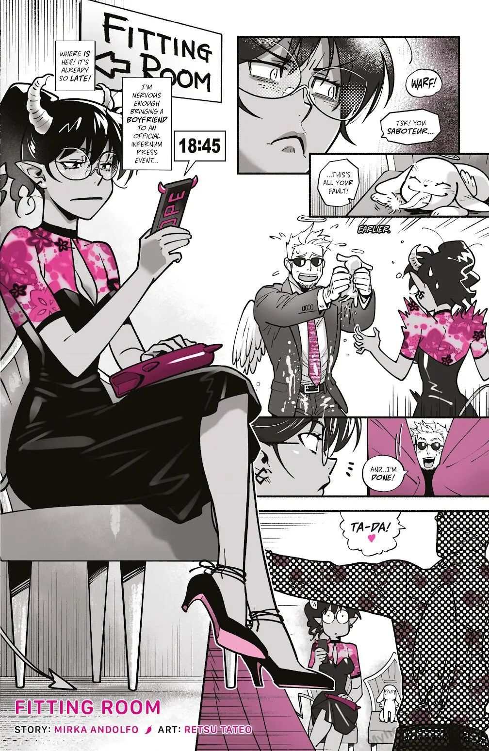 Fitting Room! porno comics Cover