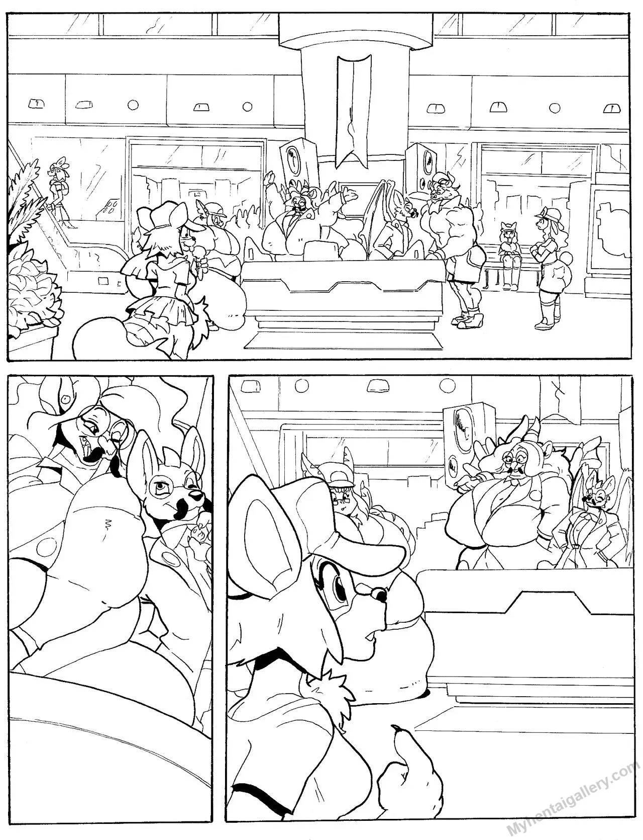 Mega Floofalution porno comics Cover
