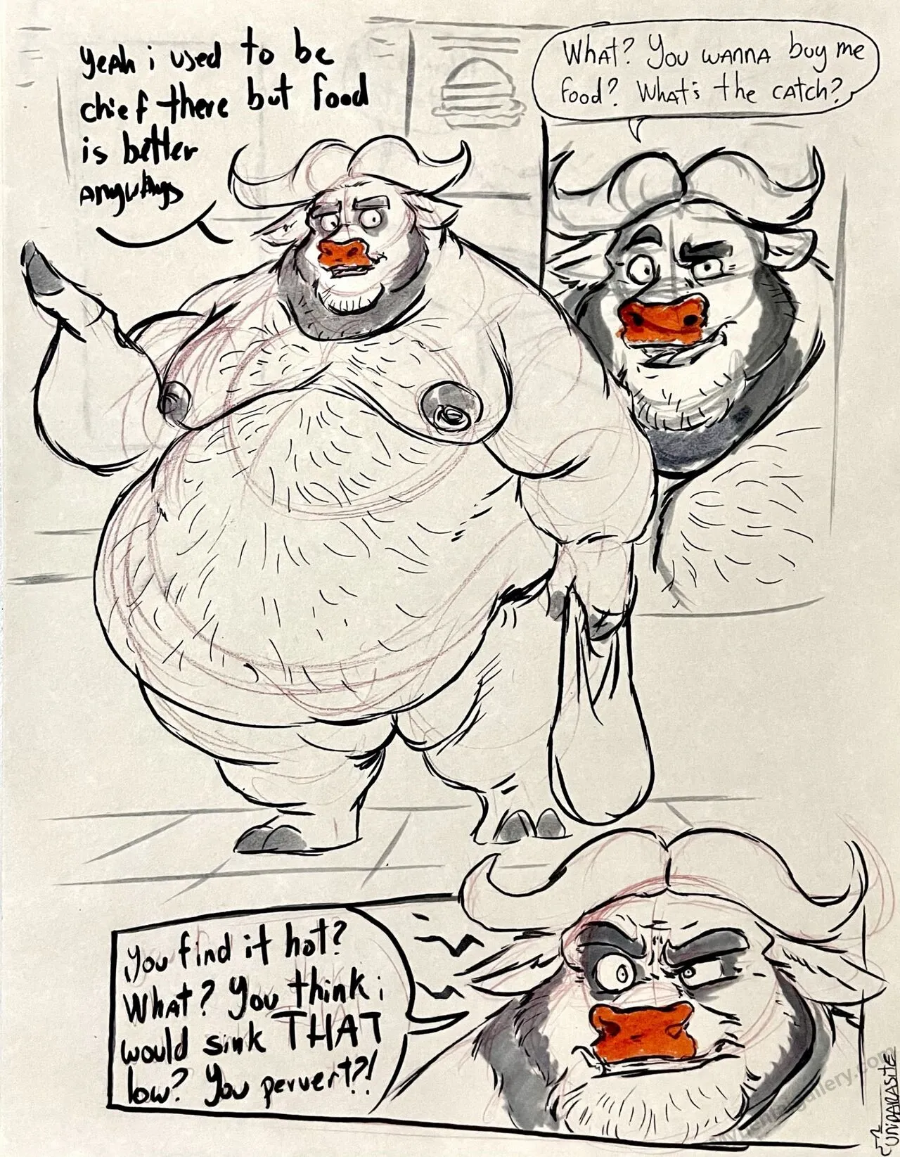 Fat Bogo porno comics Cover