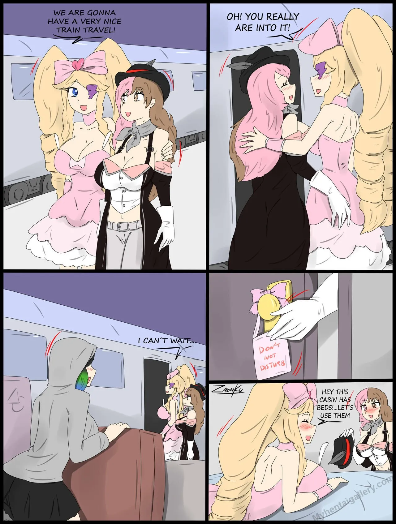 Train Fun 1 porno comics Cover