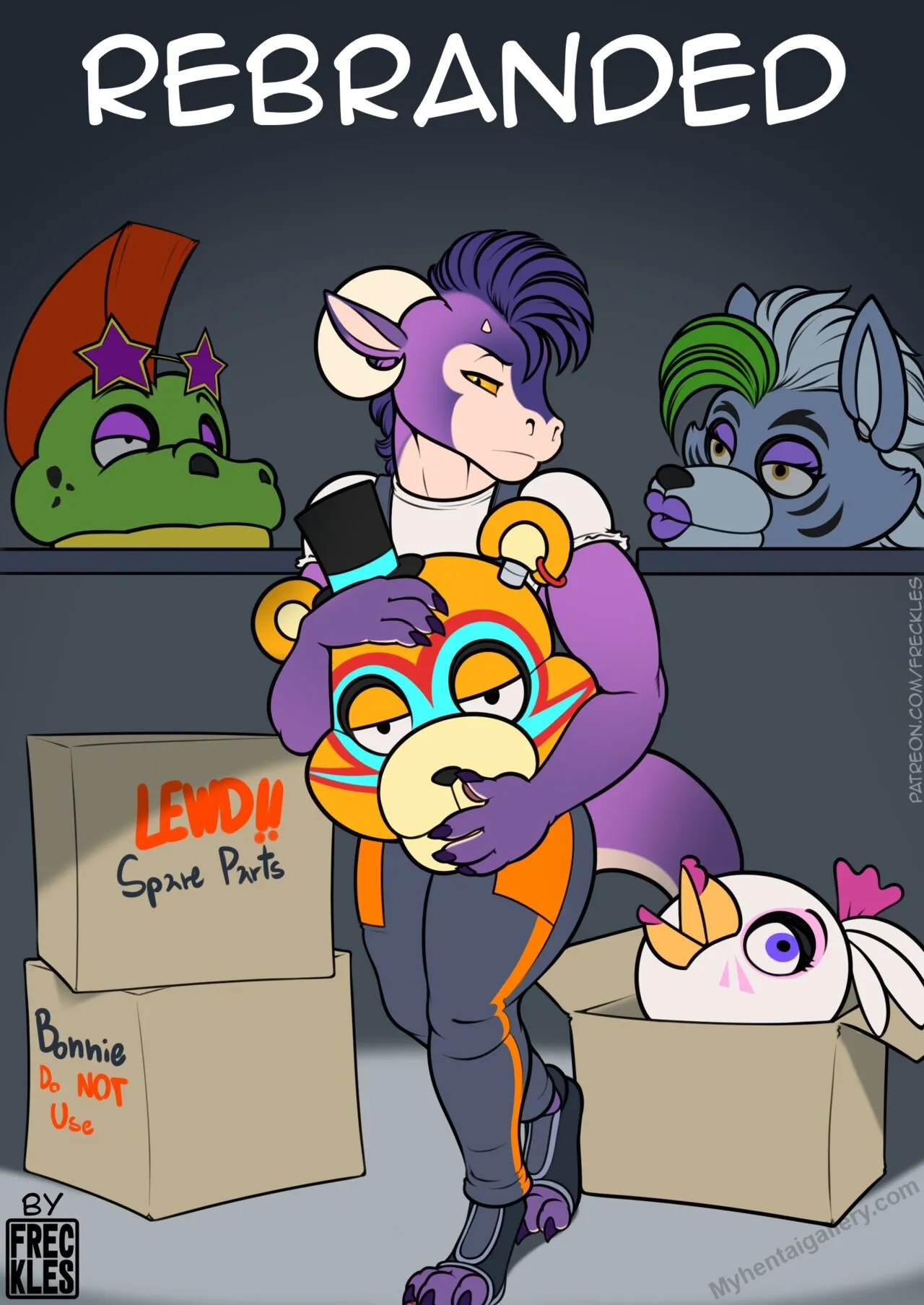 Rebranded porno comics Cover