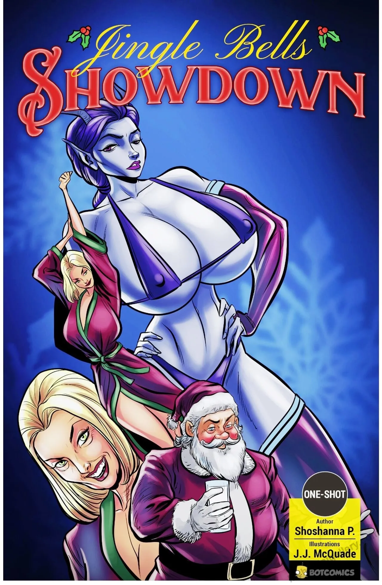 Jingle Bells Showdown porno comics Cover