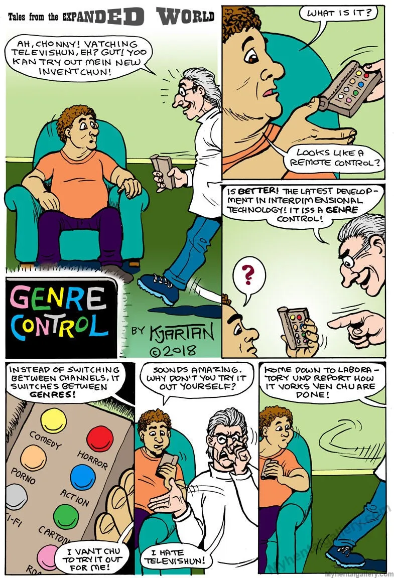 Genre Control porno comics Cover