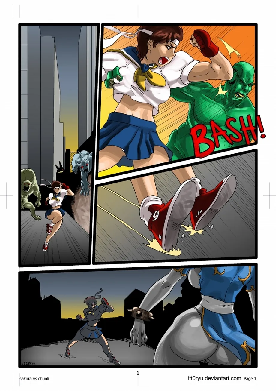 Vamp Fight 1 porno comics