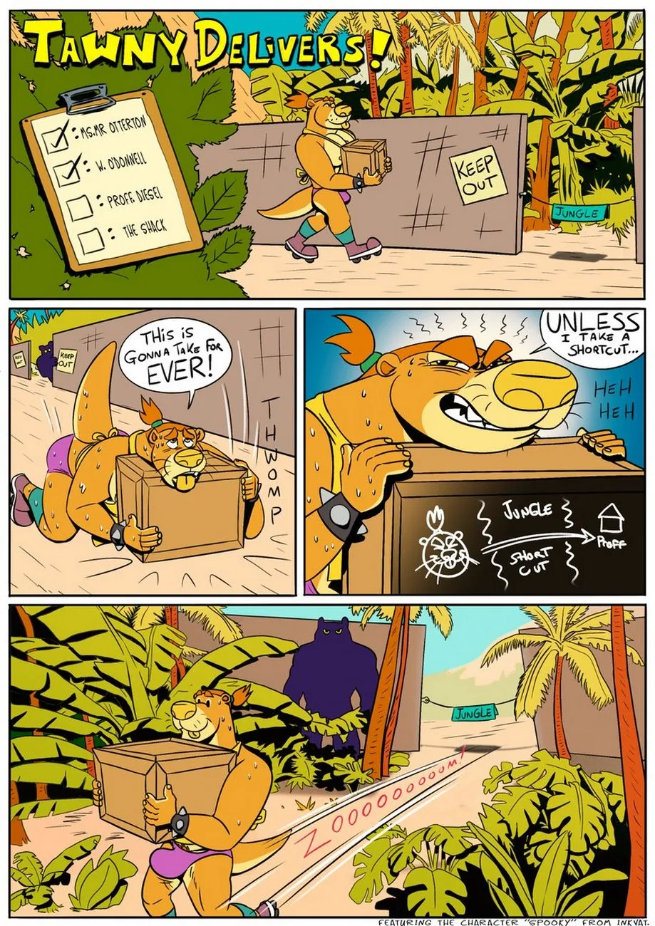 Tawny Delivers 1 porno comics