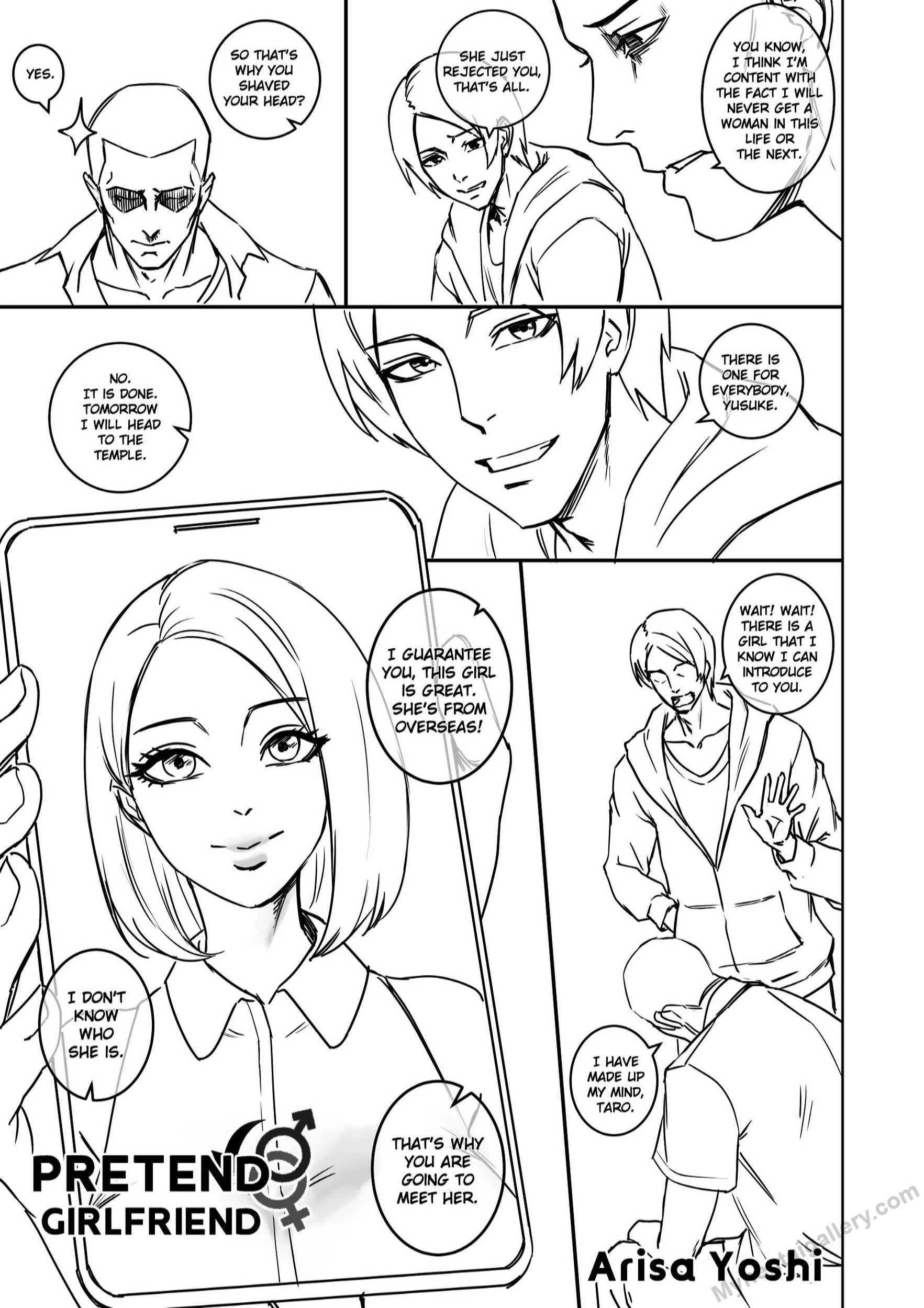 Pretend Girlfriend porno comics