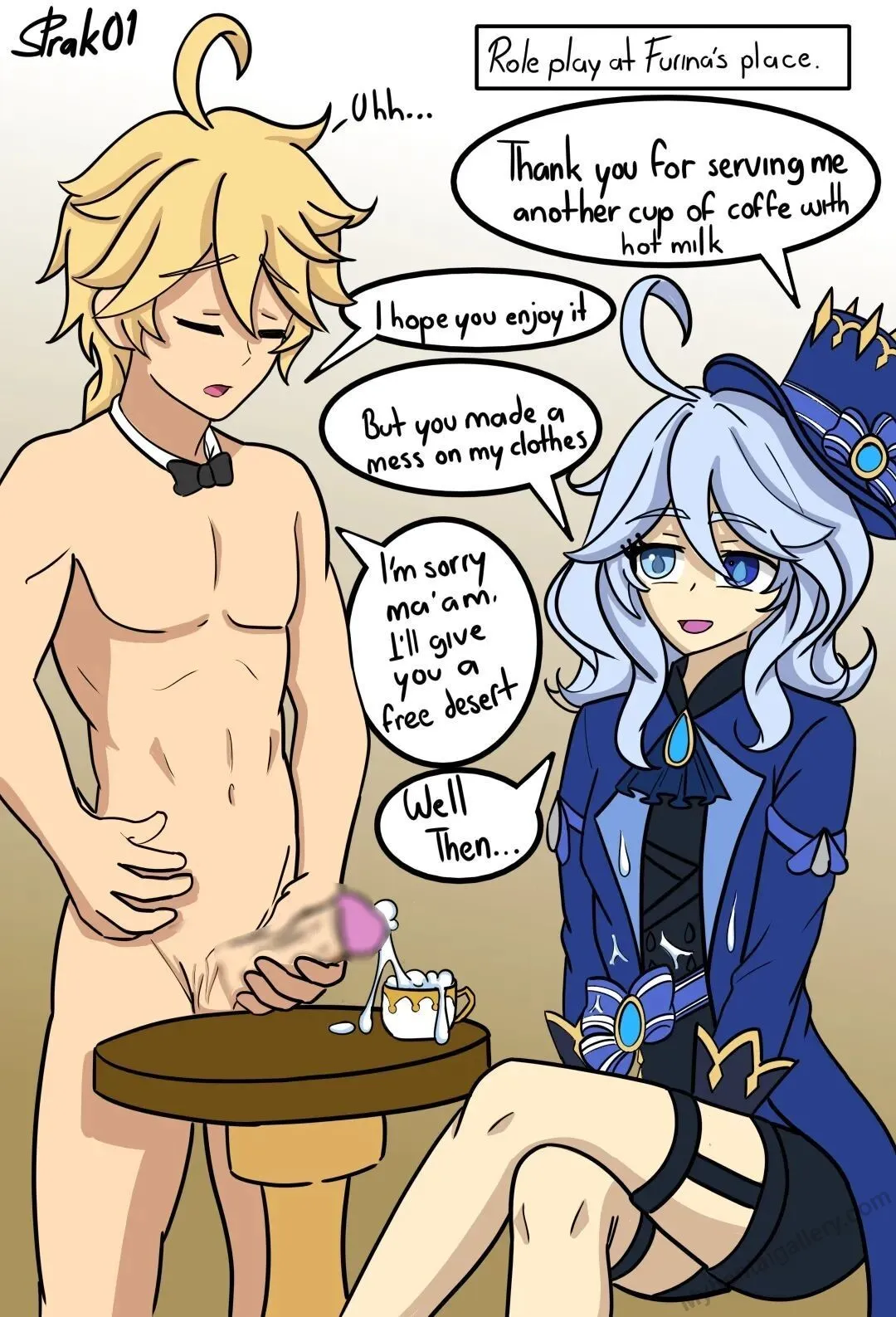 At Your Service porno comics