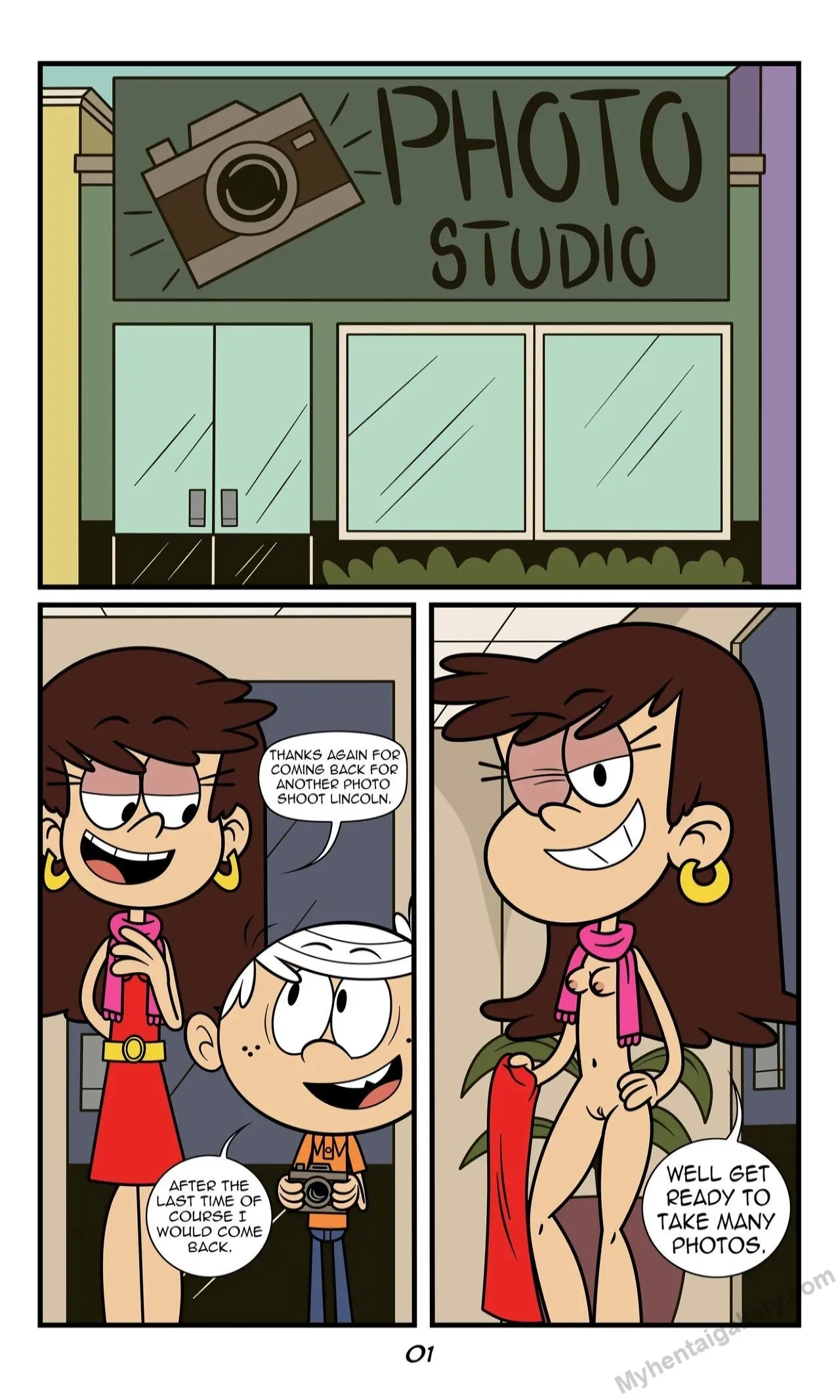 Lincoln x Michelle porno comics