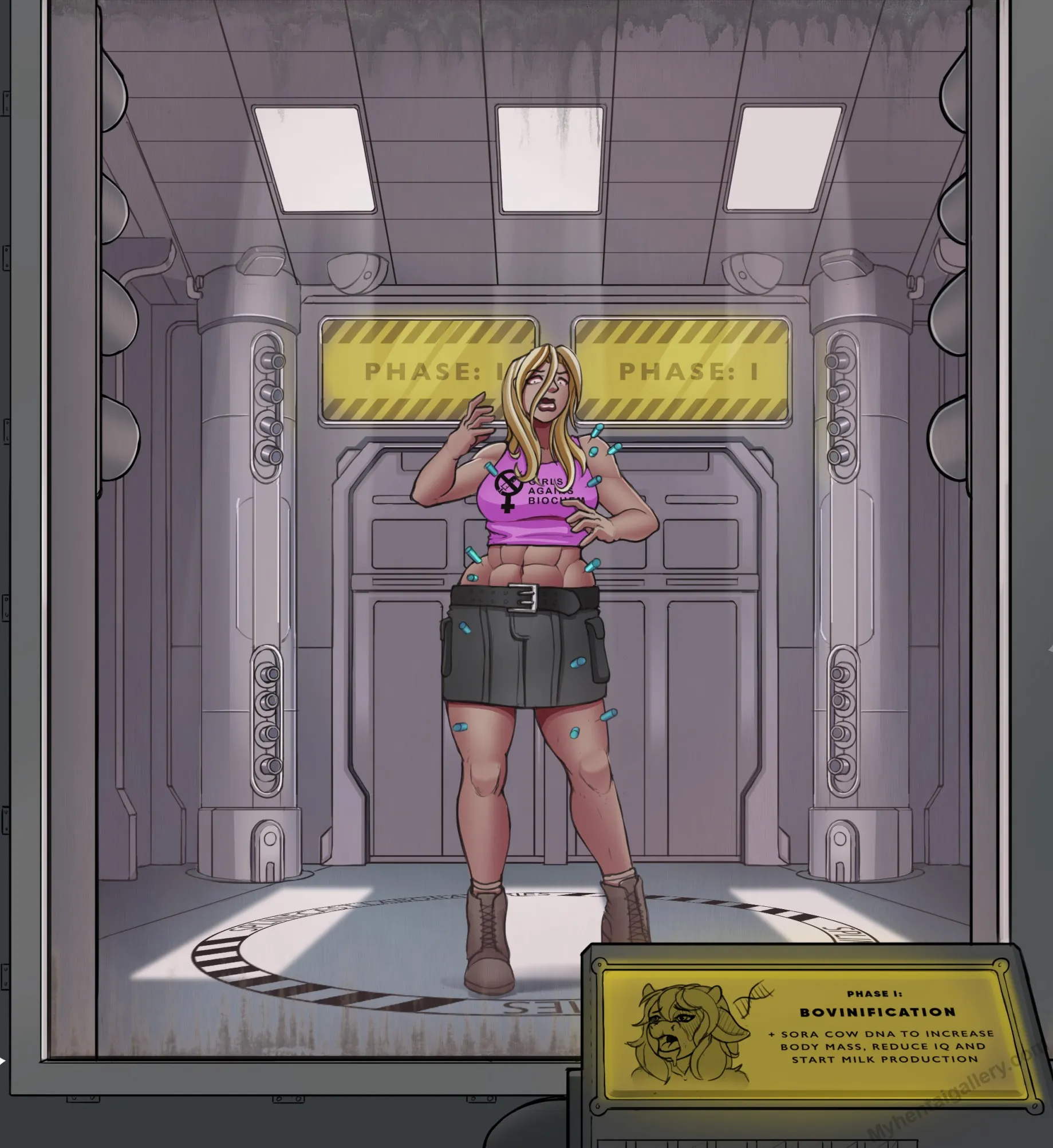 Protestors Trespass porno comics Cover