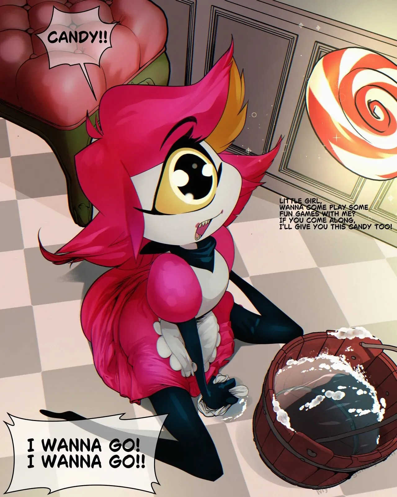 Nifty x Default Muscular Demon porno comics Cover