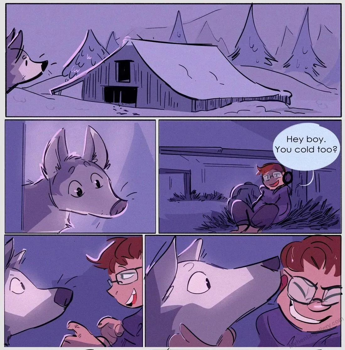 Cold Night In A Barn porno comics