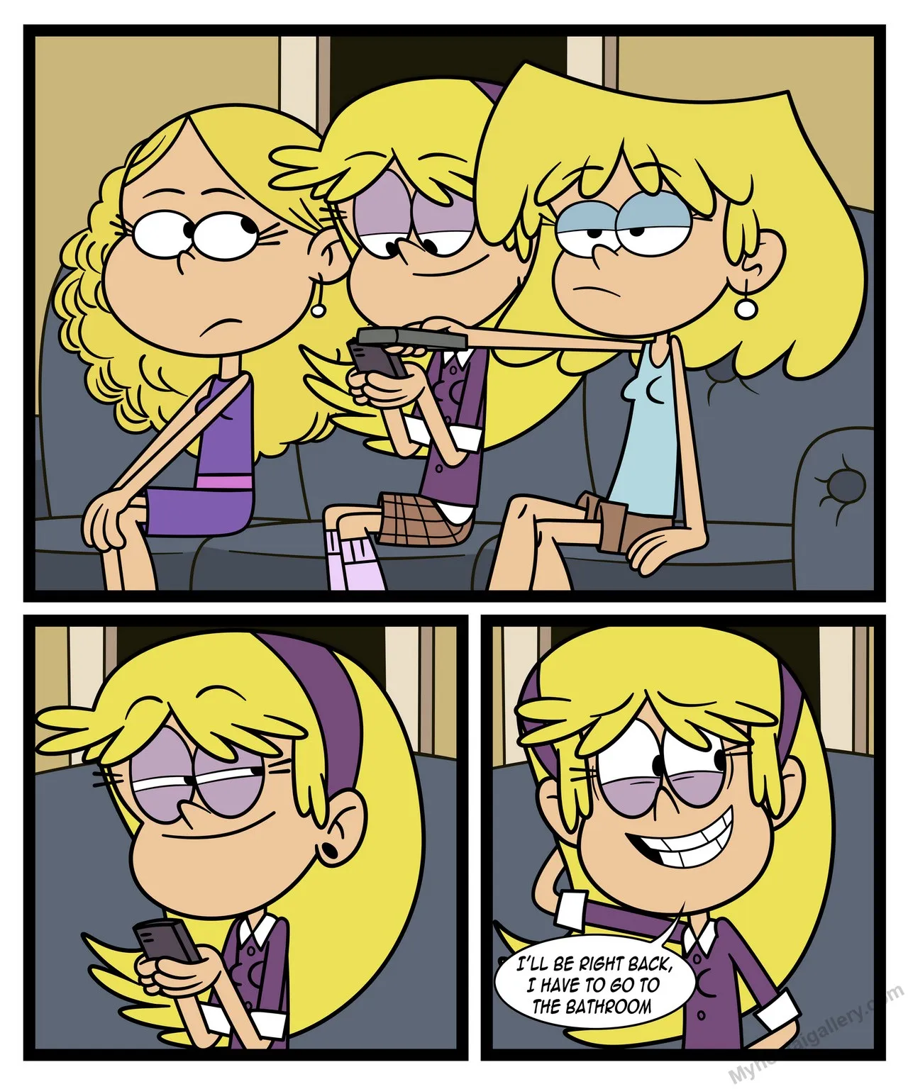 Lincoln x Whitney And Carol porno comics
