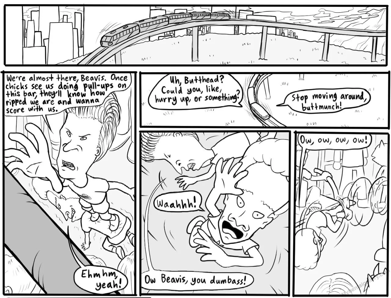 Beavis Scores porno comics Cover