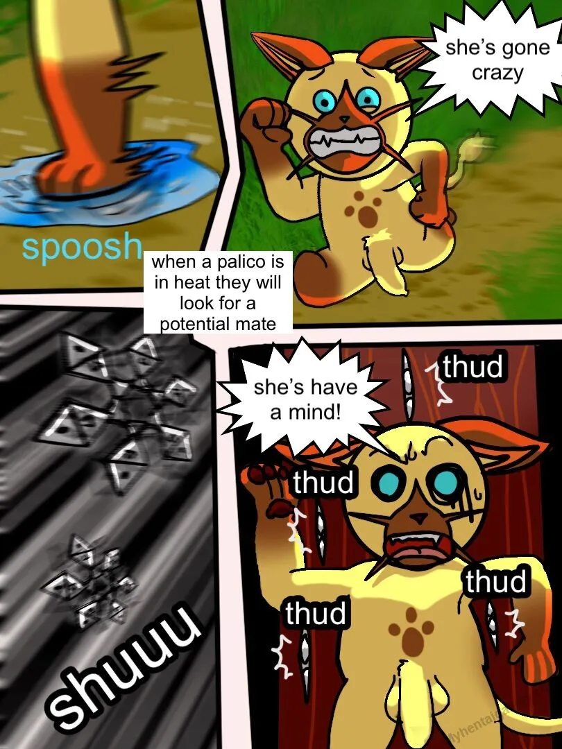 Tsukino Palico Hunter porno comics