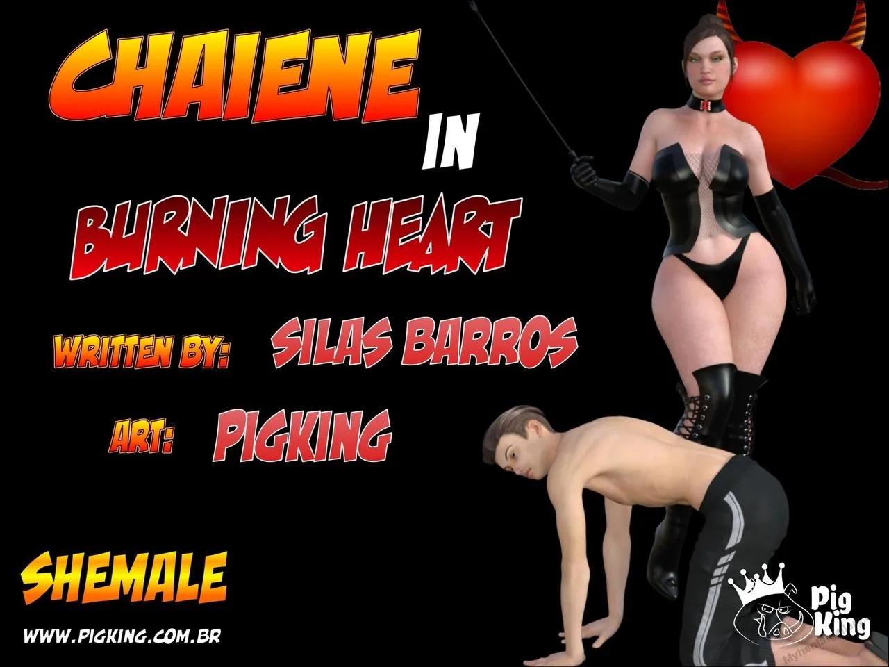 Chaiene - Burning Heart porno comics Cover