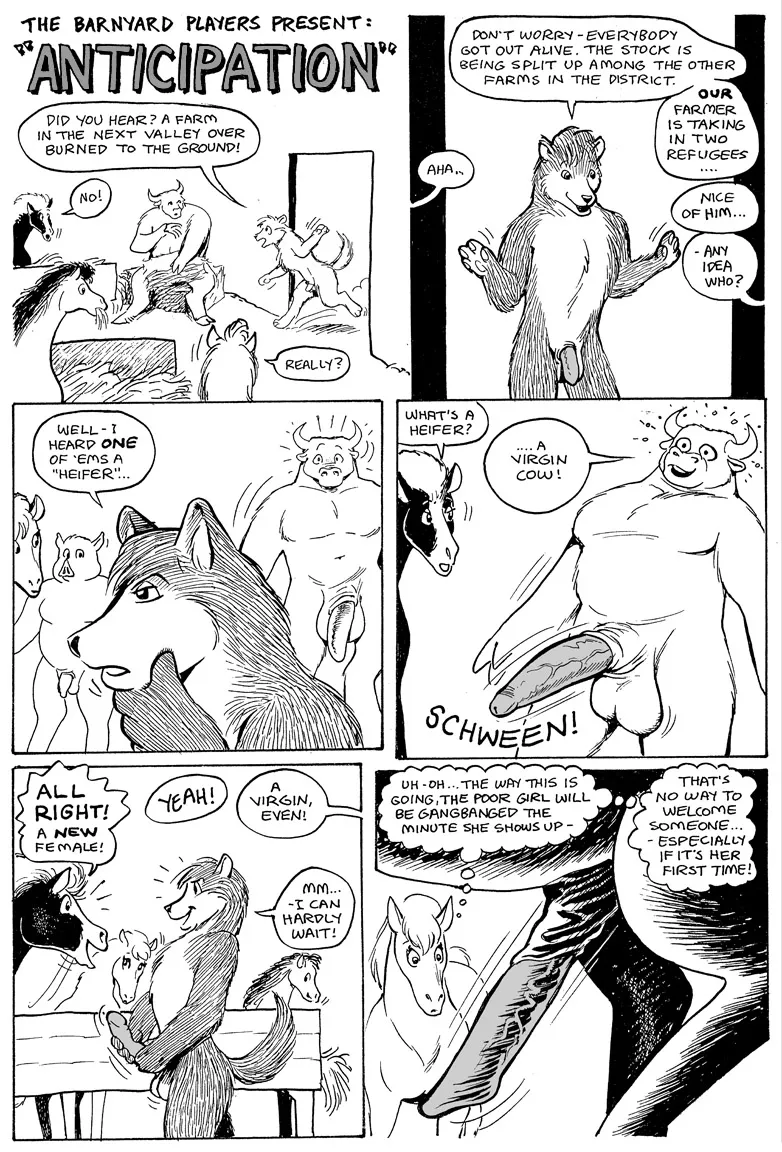 Anticipation porno comics Cover