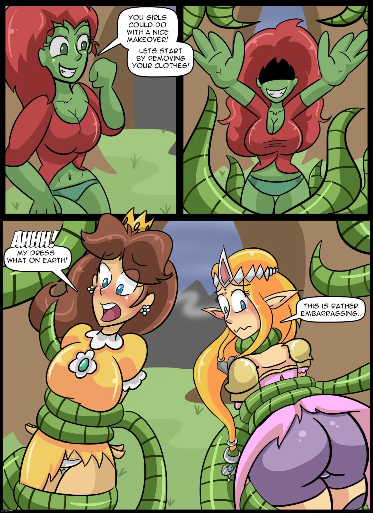 Piranha Princess Perils porno comics Cover