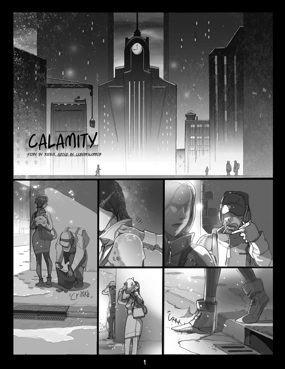 Calamity porno comics Cover
