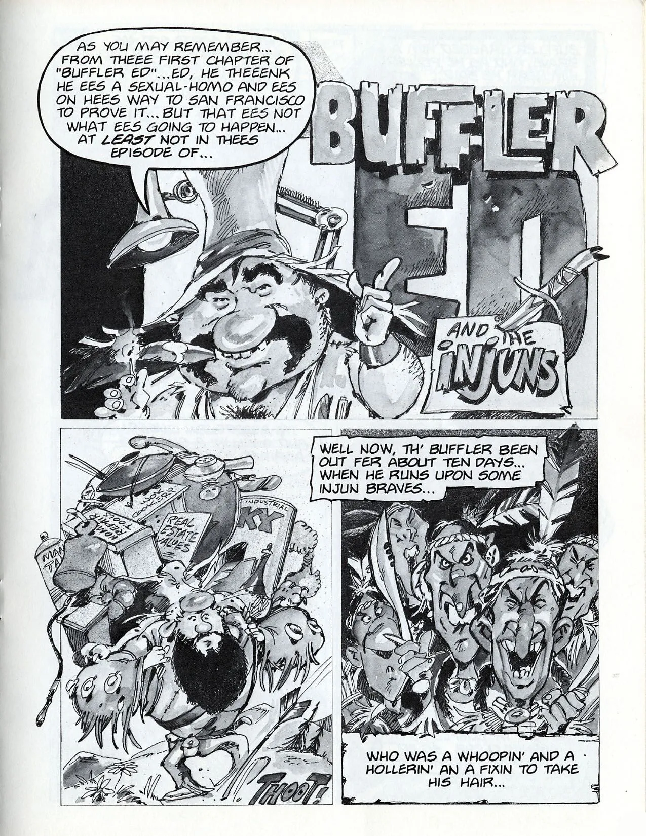 Buttler And The Injuns porno comics