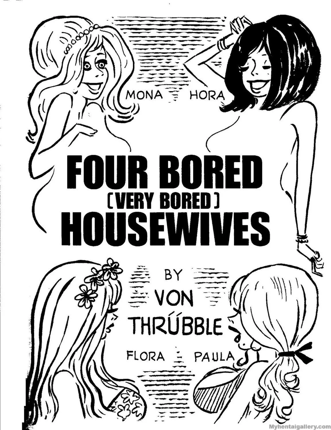Four Very Bored Housewives 11 - Hora Fiddles Around porno comics