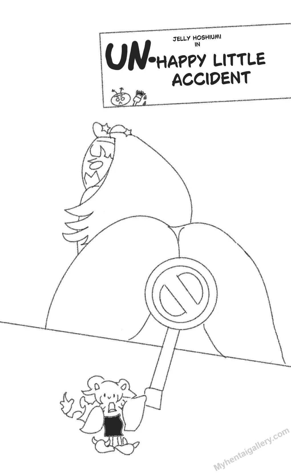 Un-Happy Little Accident porno comics Cover