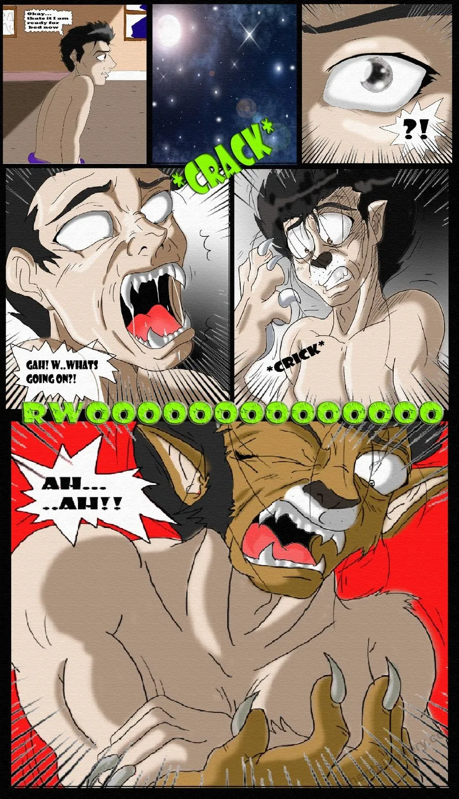 Wolf TF! porno comics Cover
