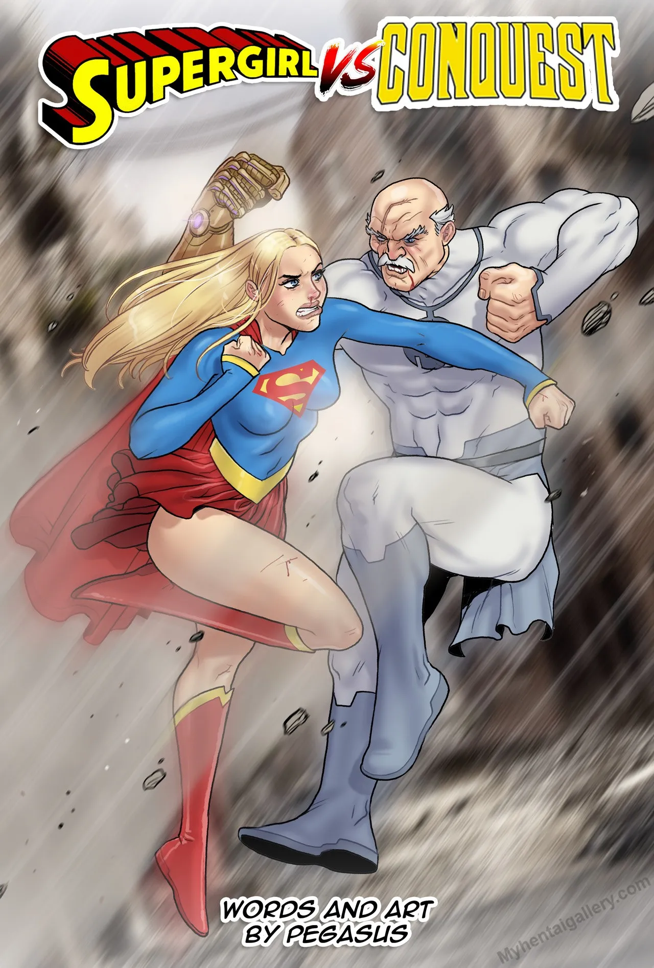 Supergirl Vs Conquest porno comics Cover
