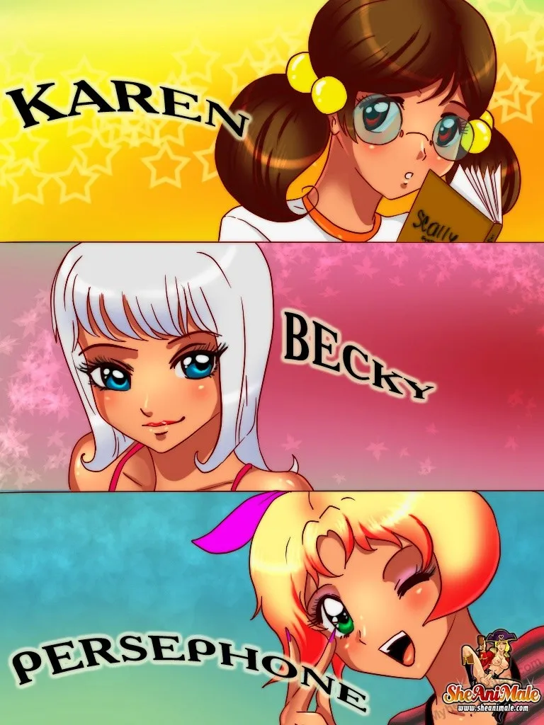 Karen, Becky & Persephone porno comics