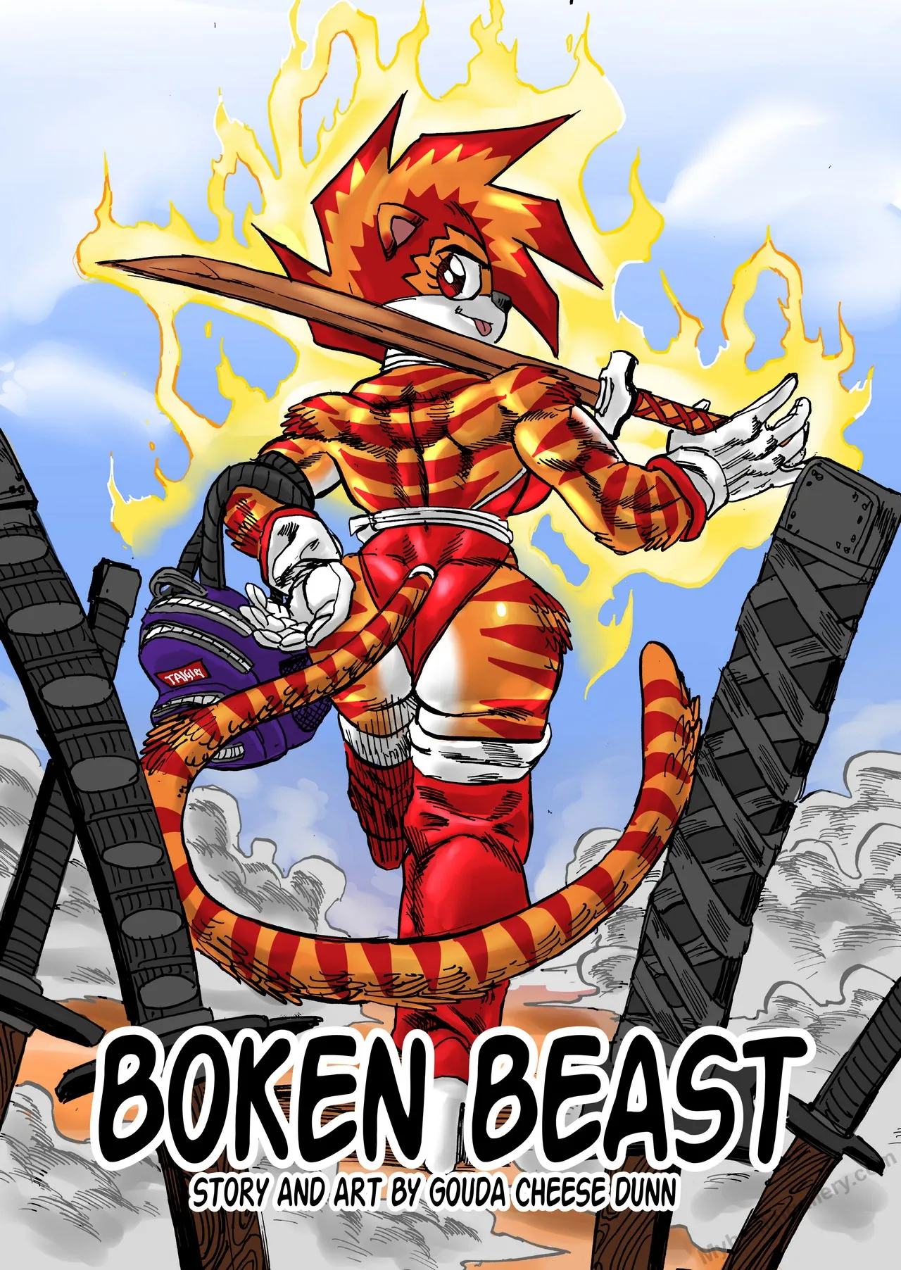 Boken Beast porno comics Cover