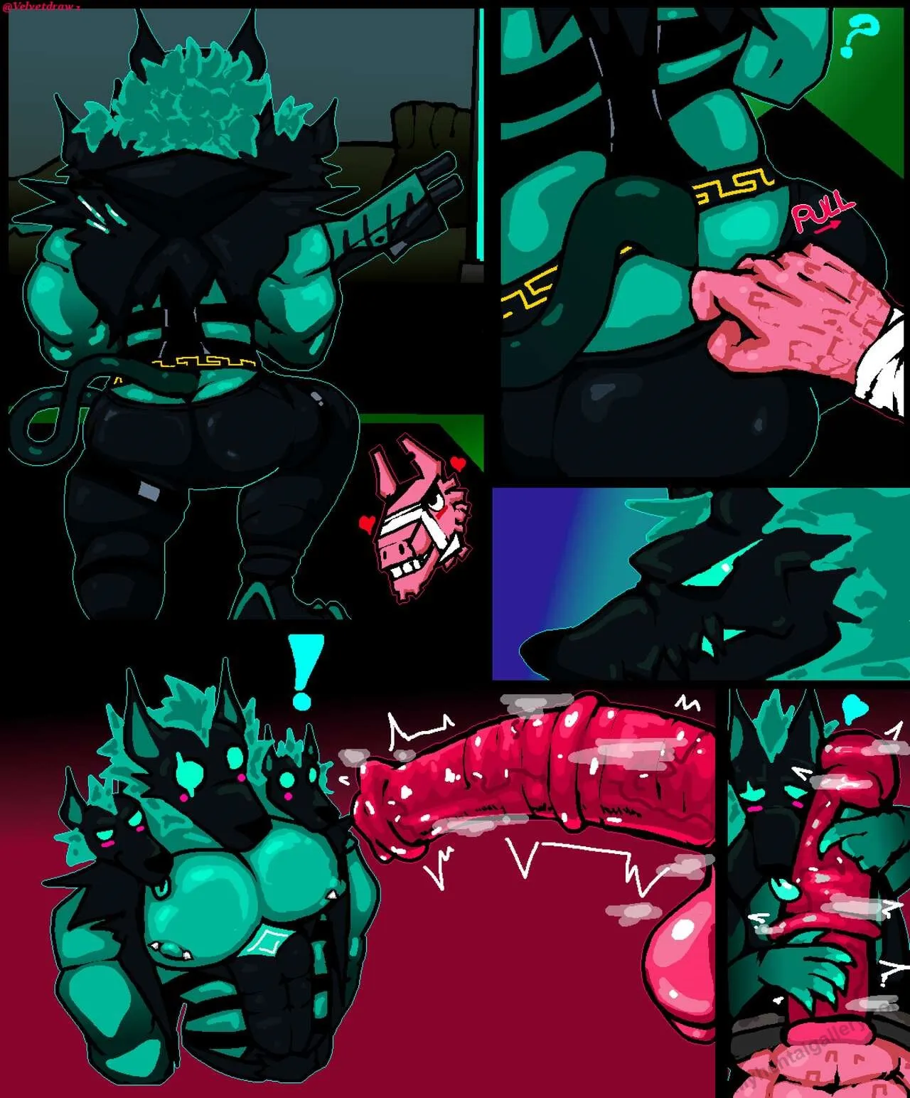 Lt John Llama And Cerberus porno comics Cover