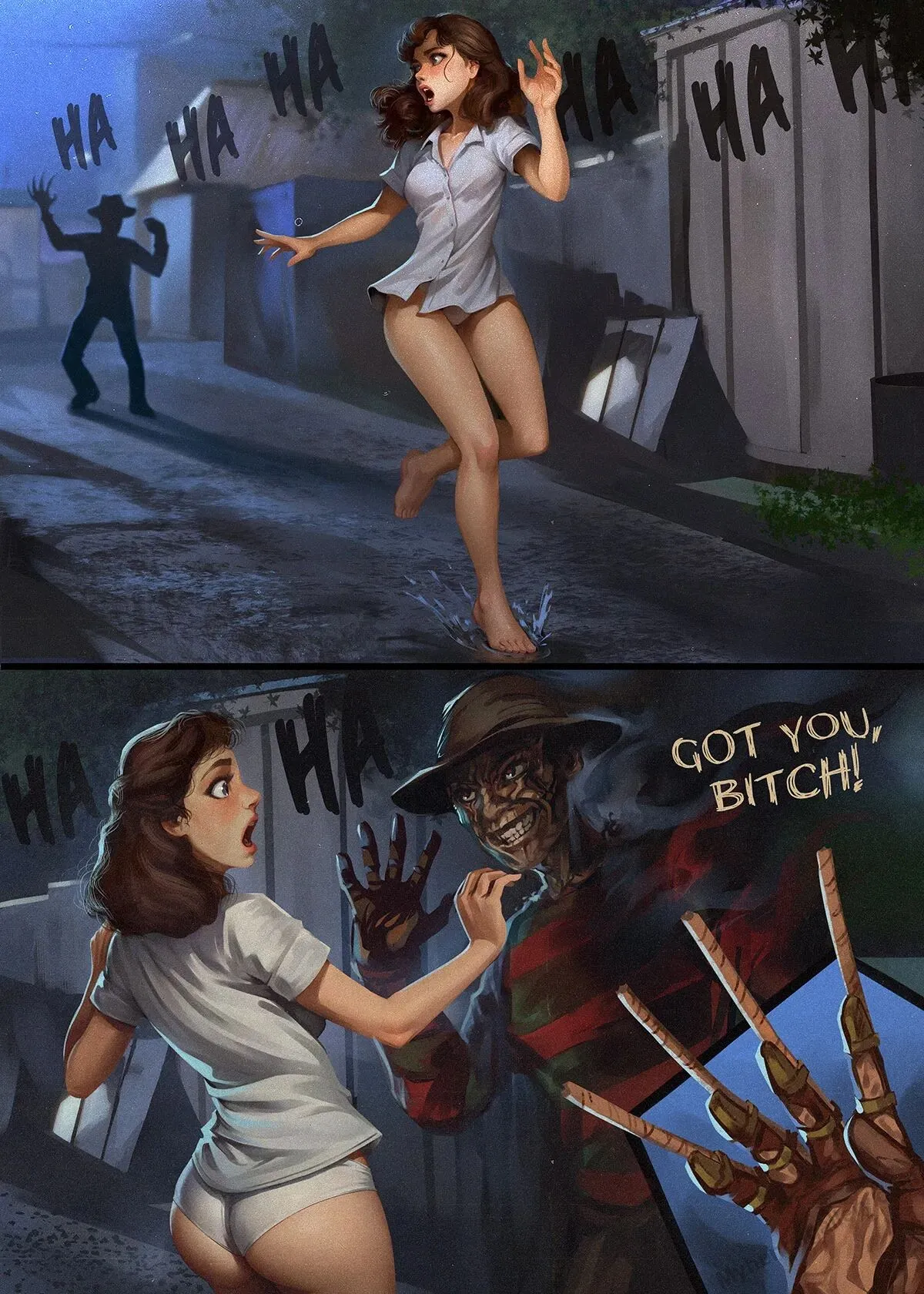 A Nightmare On Elm Street porno comics