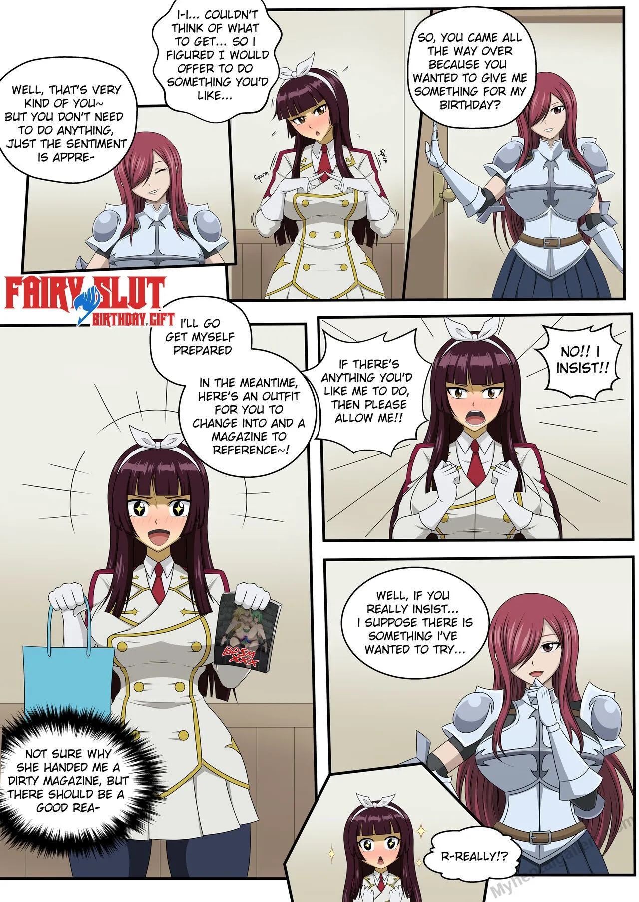 Fairy Slut - Birthday Gift porno comics Cover