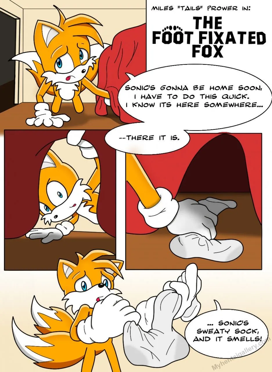 The Foot Fixated Fox porno comics Cover