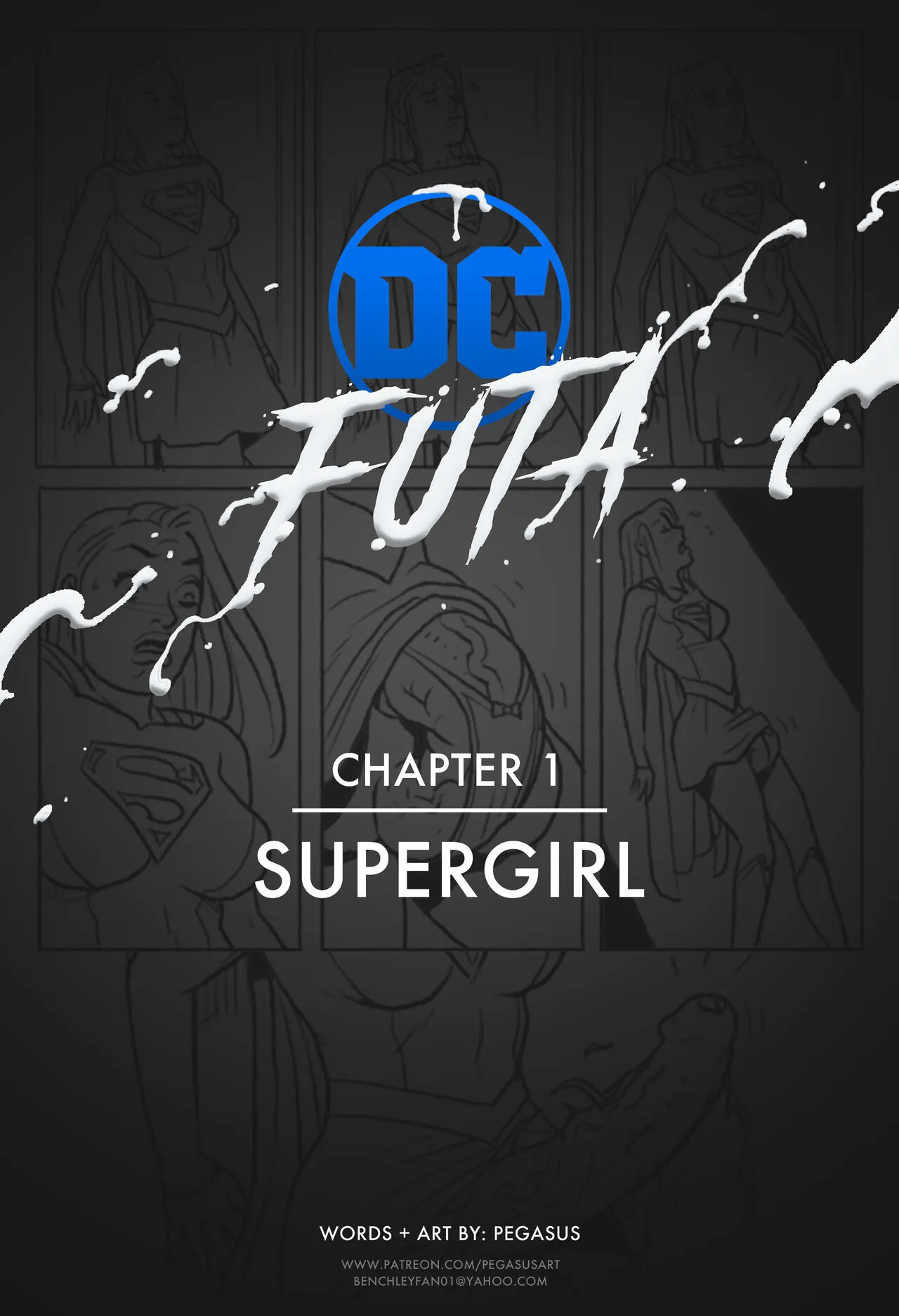 DC Futa 1 - Supergirl porno comics Cover