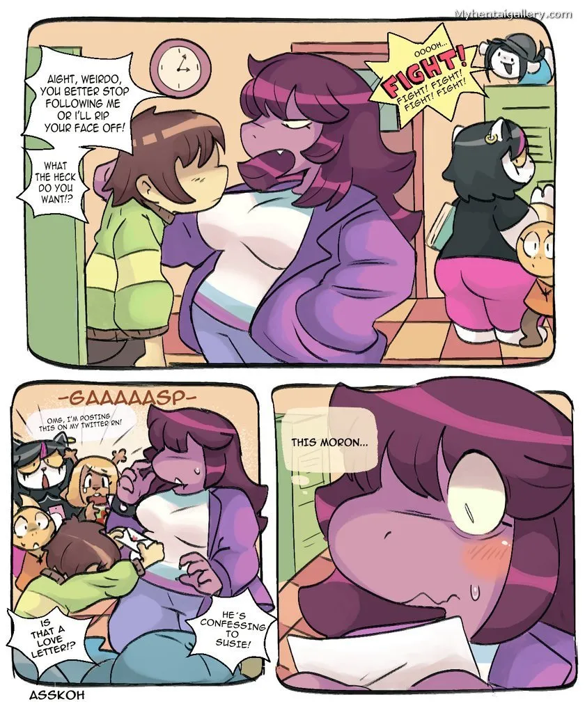 Susie x Kris porno comics