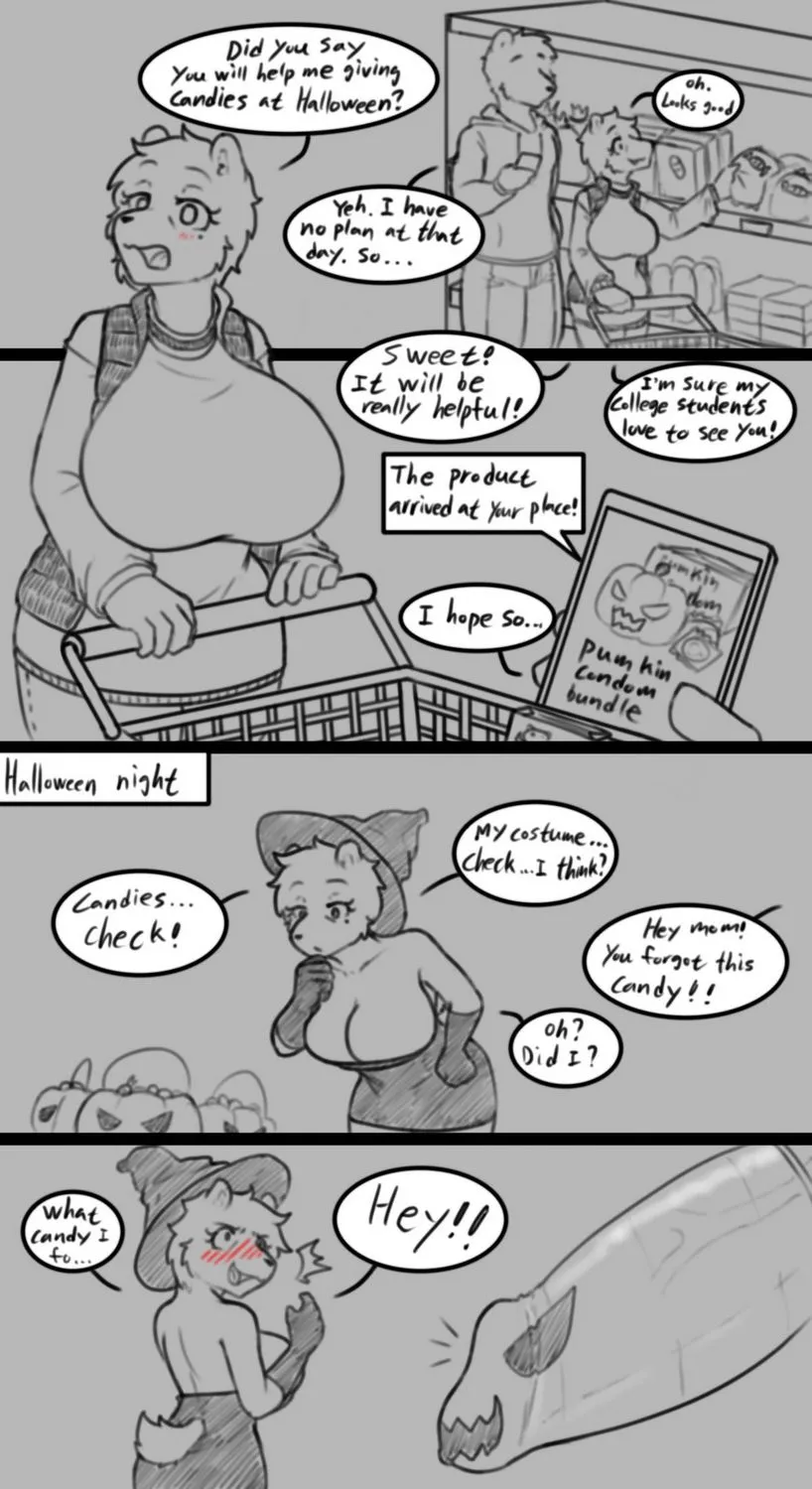 Halloween With Mom porno comics