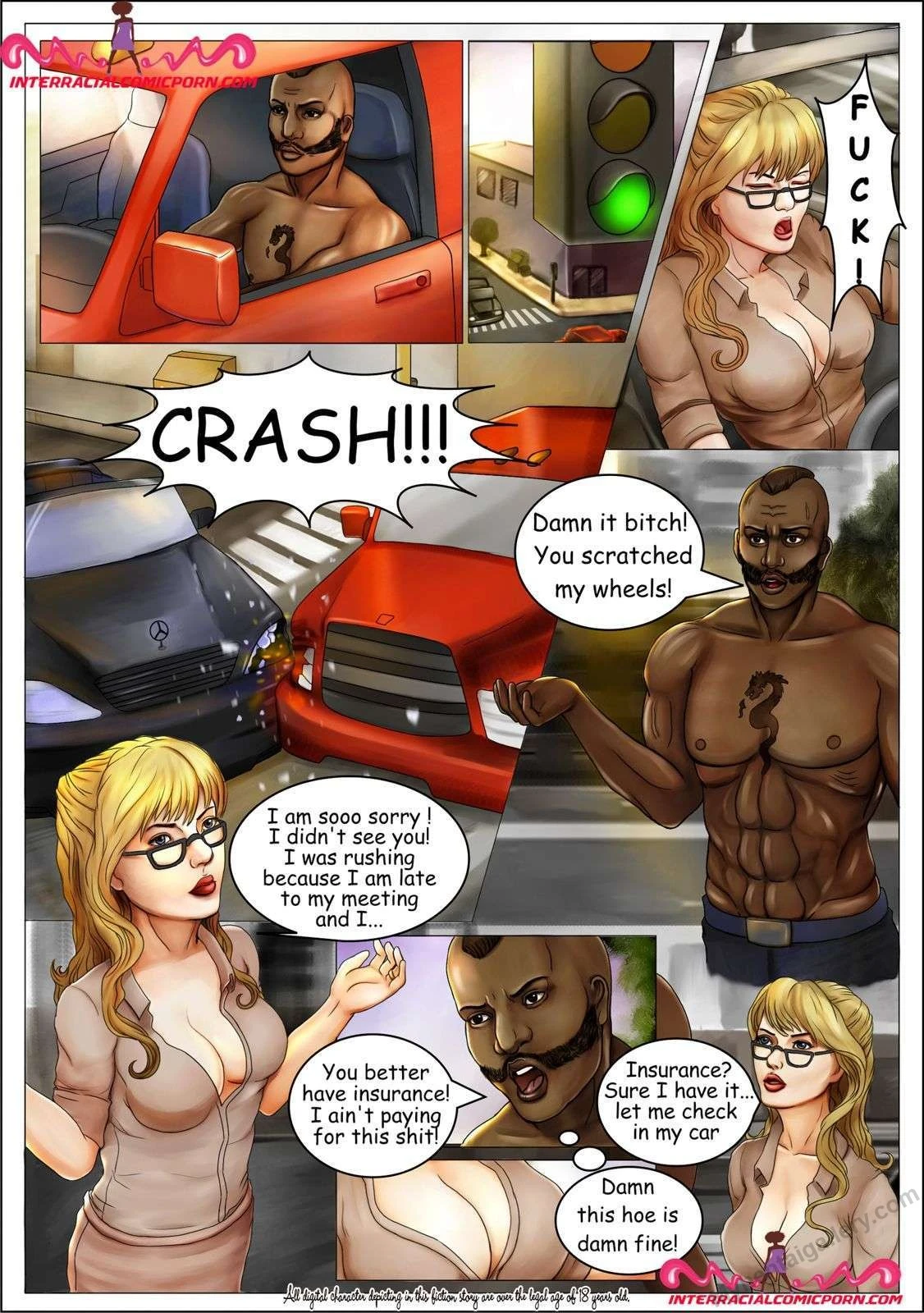 Accident Punishment porno comics