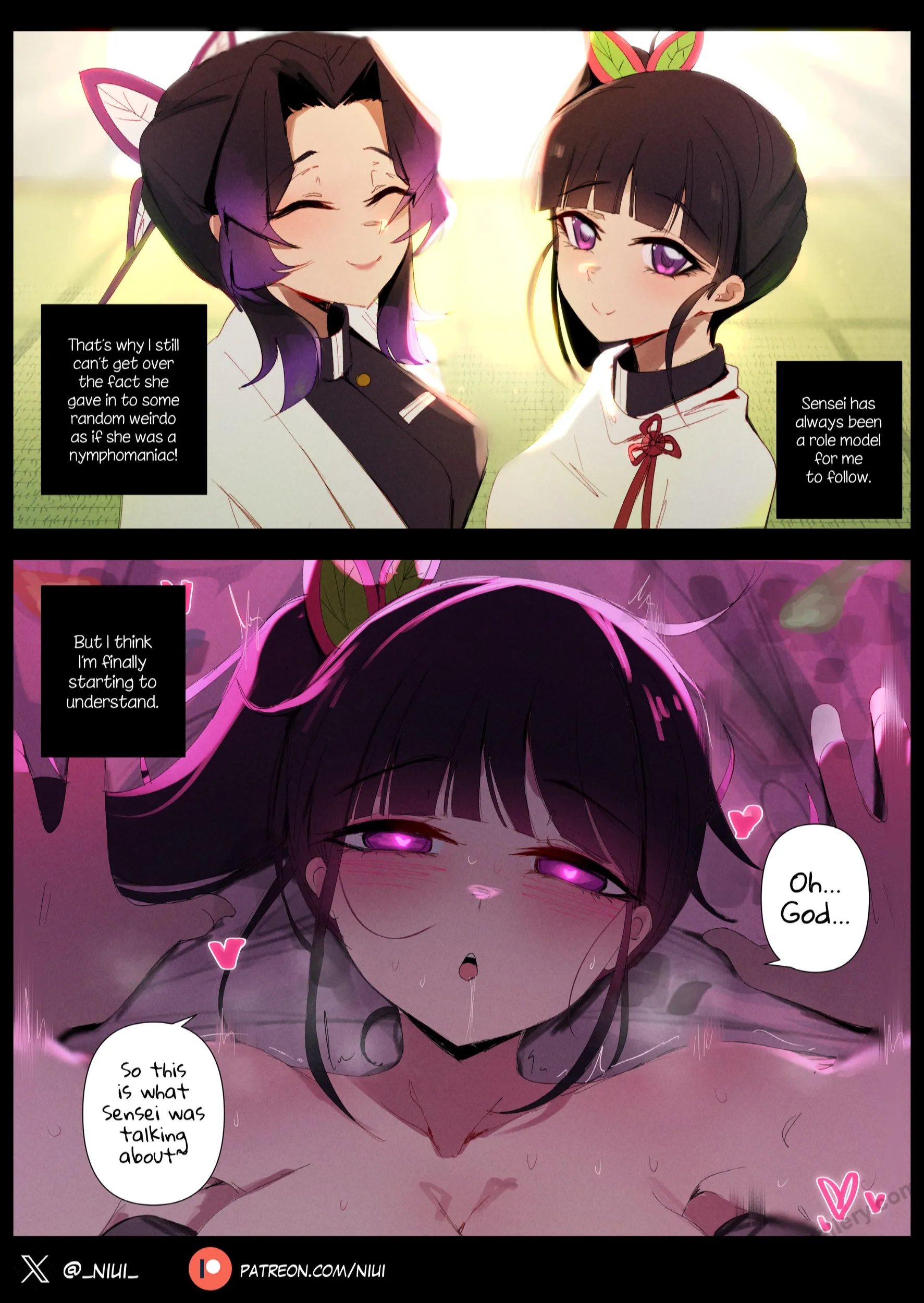 Following In Sensei's Footsteps porno comics Cover