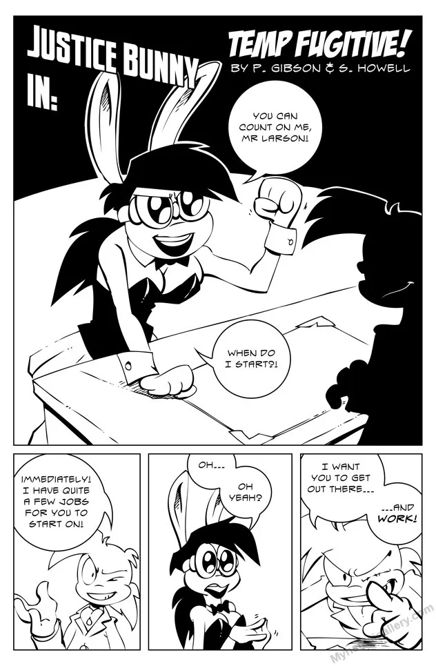 Justice Bunny 4 - Temp Fugitive! porno comics