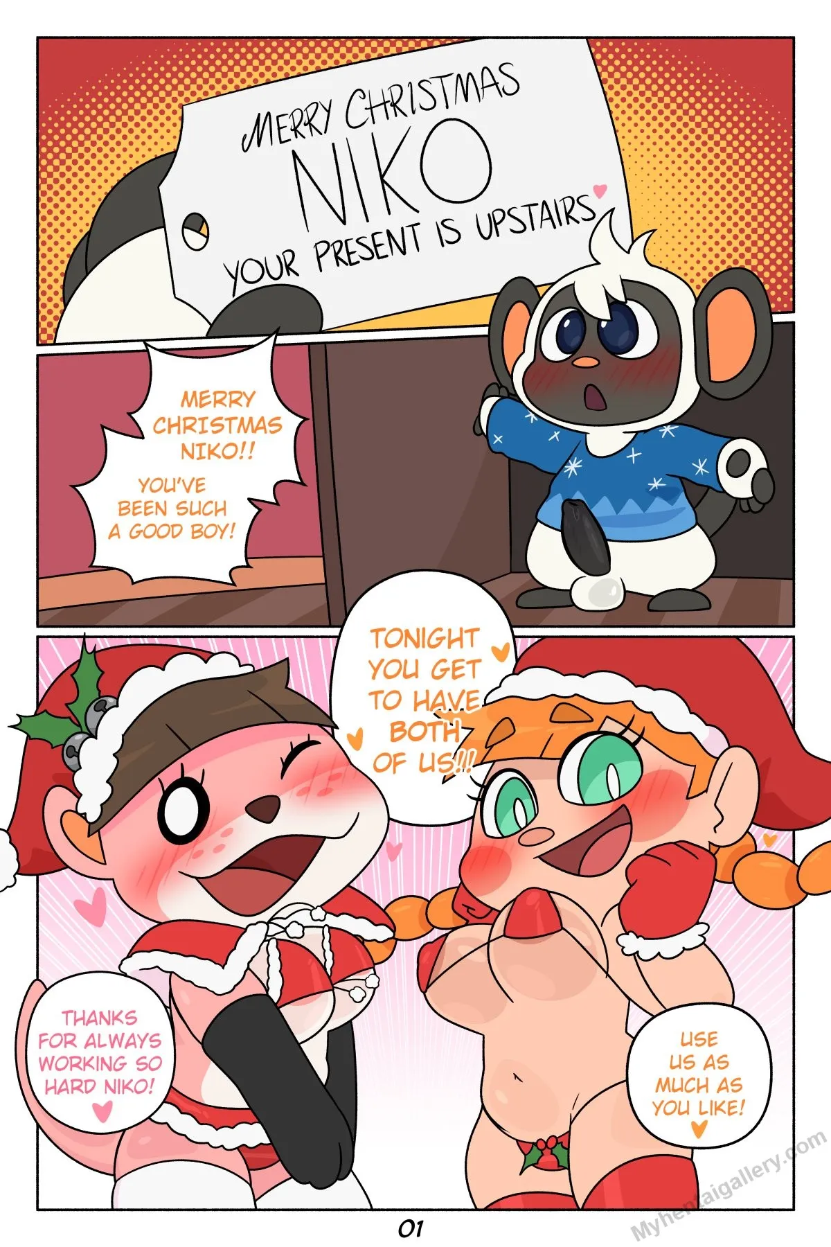 Niko's Christmas porno comics