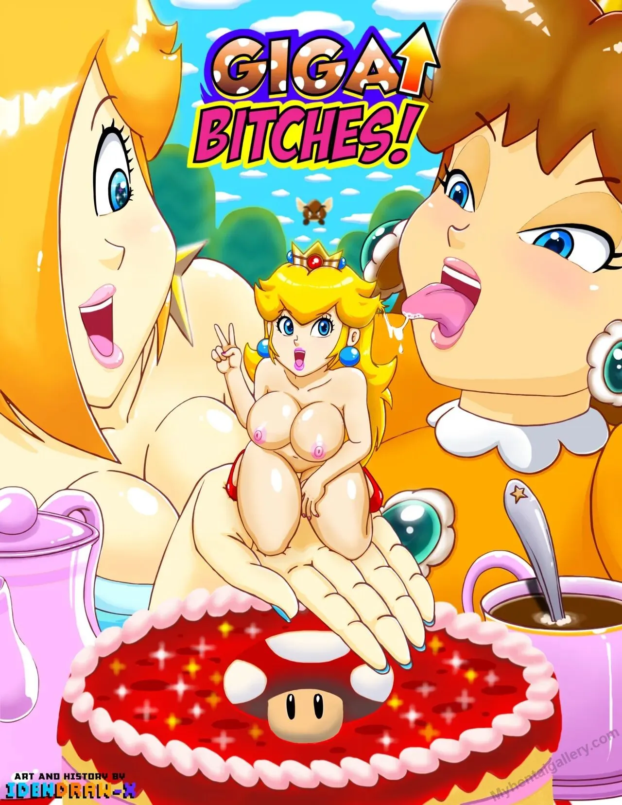 Giga Bitches! porno comics Cover