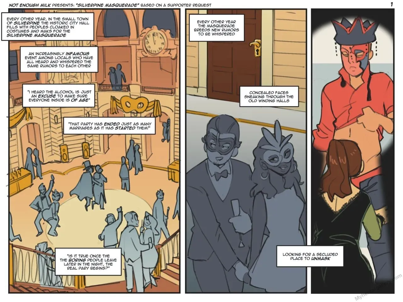 Silverpine Masquerade porno comics