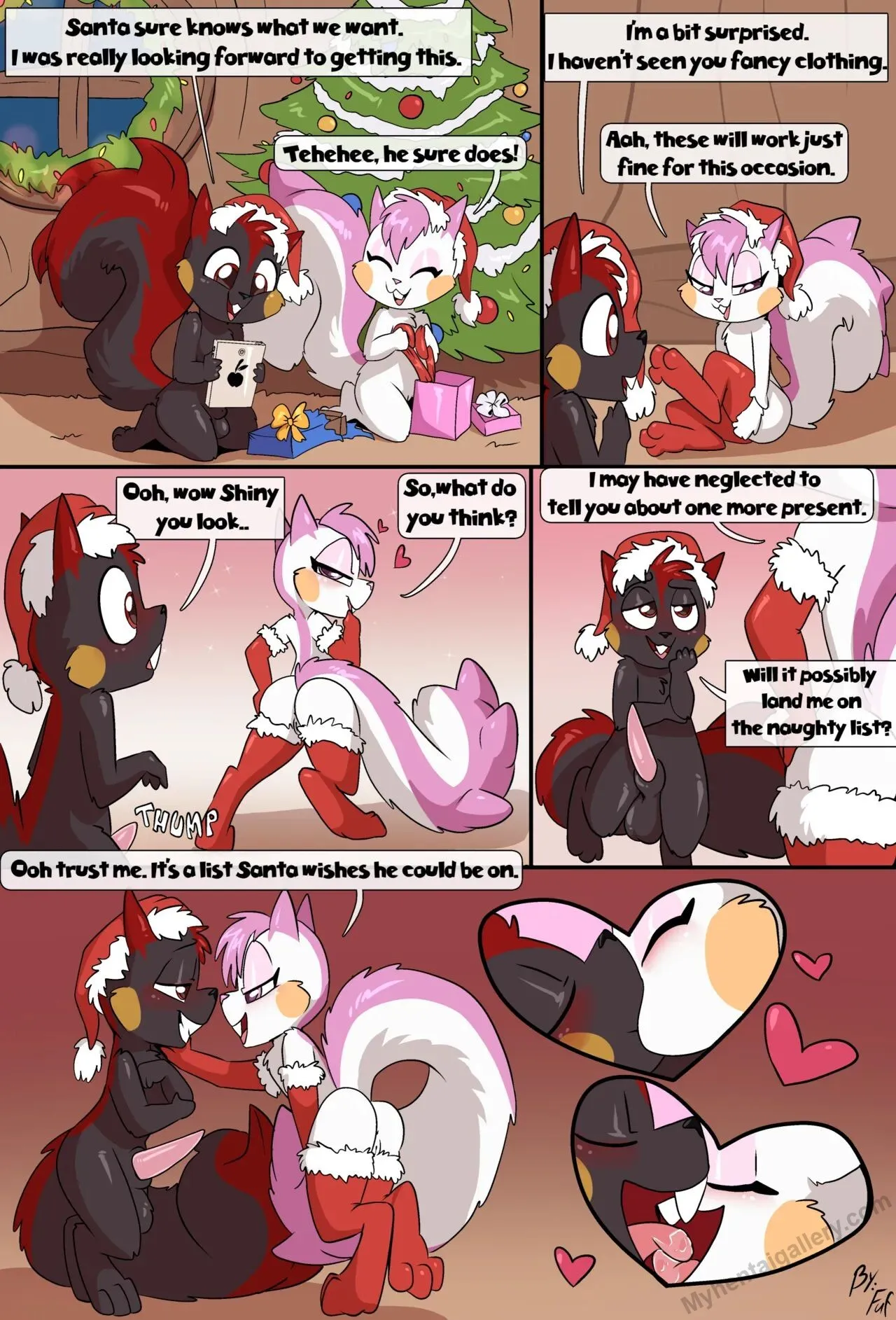 Shiny's Special Gift porno comics Cover