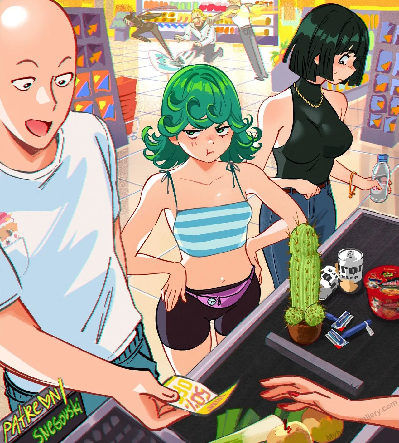 Tatsumaki Just Needed Something Dick Like porno comics Cover
